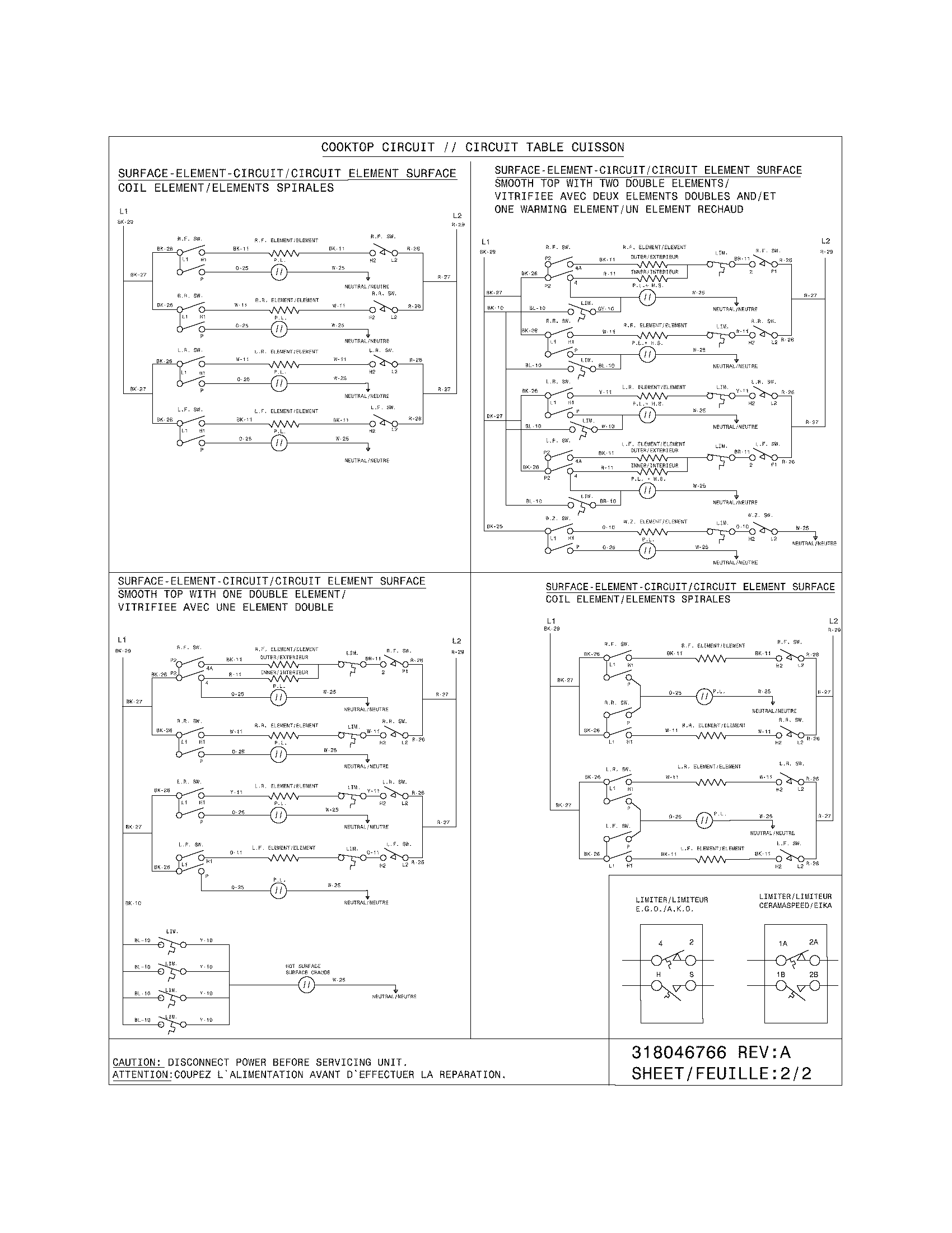 Frigidaire BFEF323ES1 wiring diagram diagram