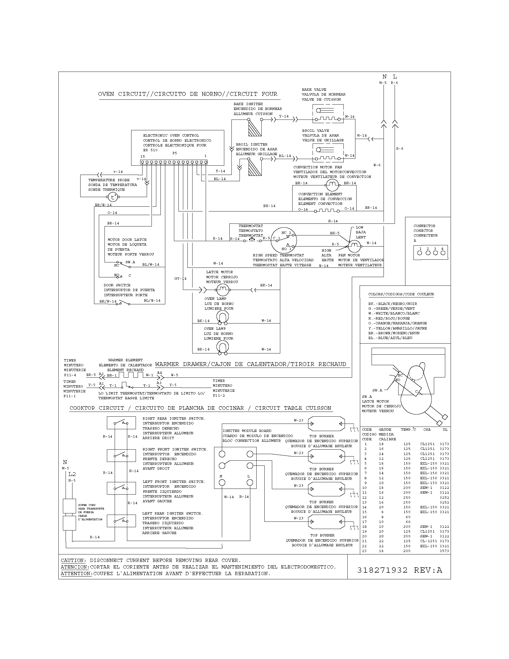 Frigidaire GLGS389ESB wiring diagram diagram