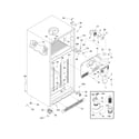 Frigidaire GLRT188WDKB cabinet diagram
