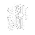 Frigidaire GS18HTZDPW9 doors diagram