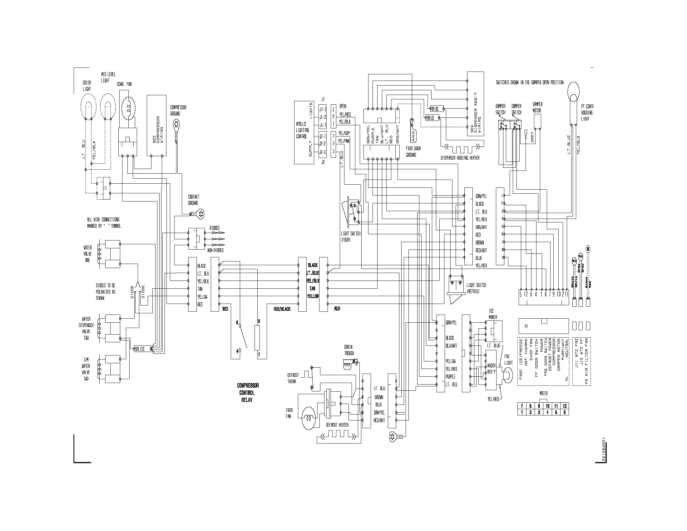 Frigidaire FRS6L9EFSS0 wiring diagram diagram
