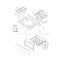 Frigidaire FGFL83DQE top/drawer diagram