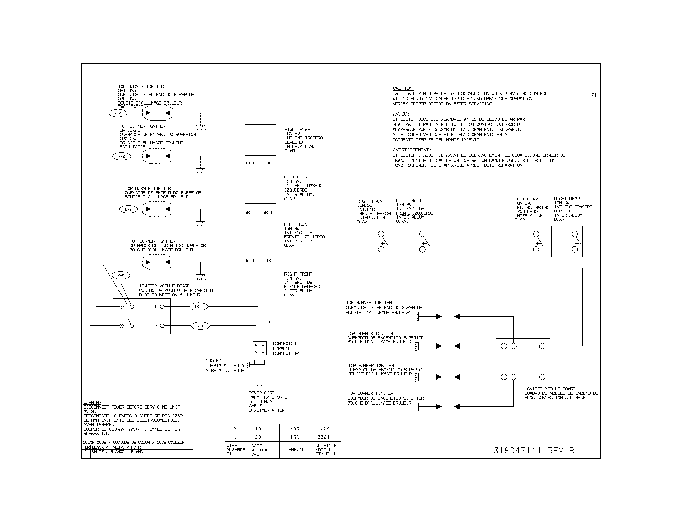 Frigidaire GLGC30S9EQA wiring diagram diagram