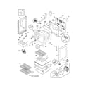 Frigidaire GLEFS79DQH body diagram