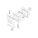 Frigidaire GLEFS79DQH door diagram
