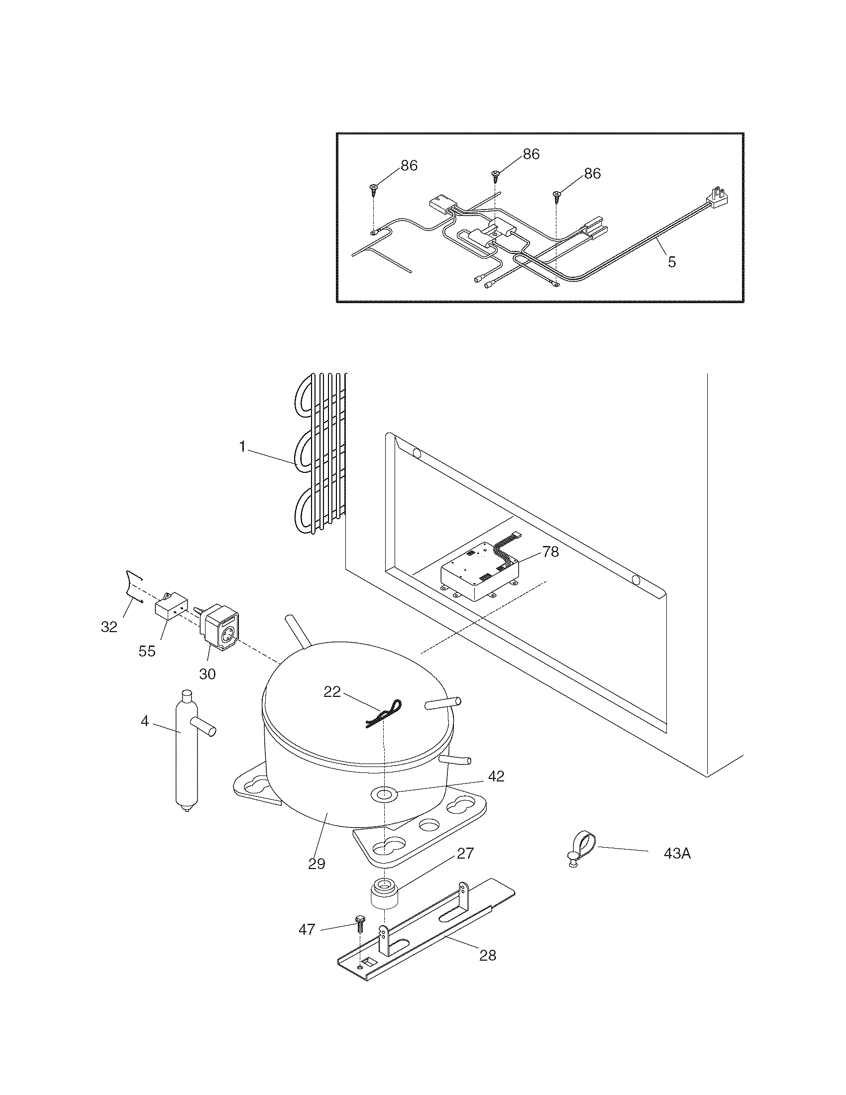Kenmore Elite 25314092103 system diagram