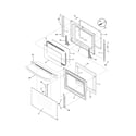 Frigidaire BFEF374EB2 door diagram