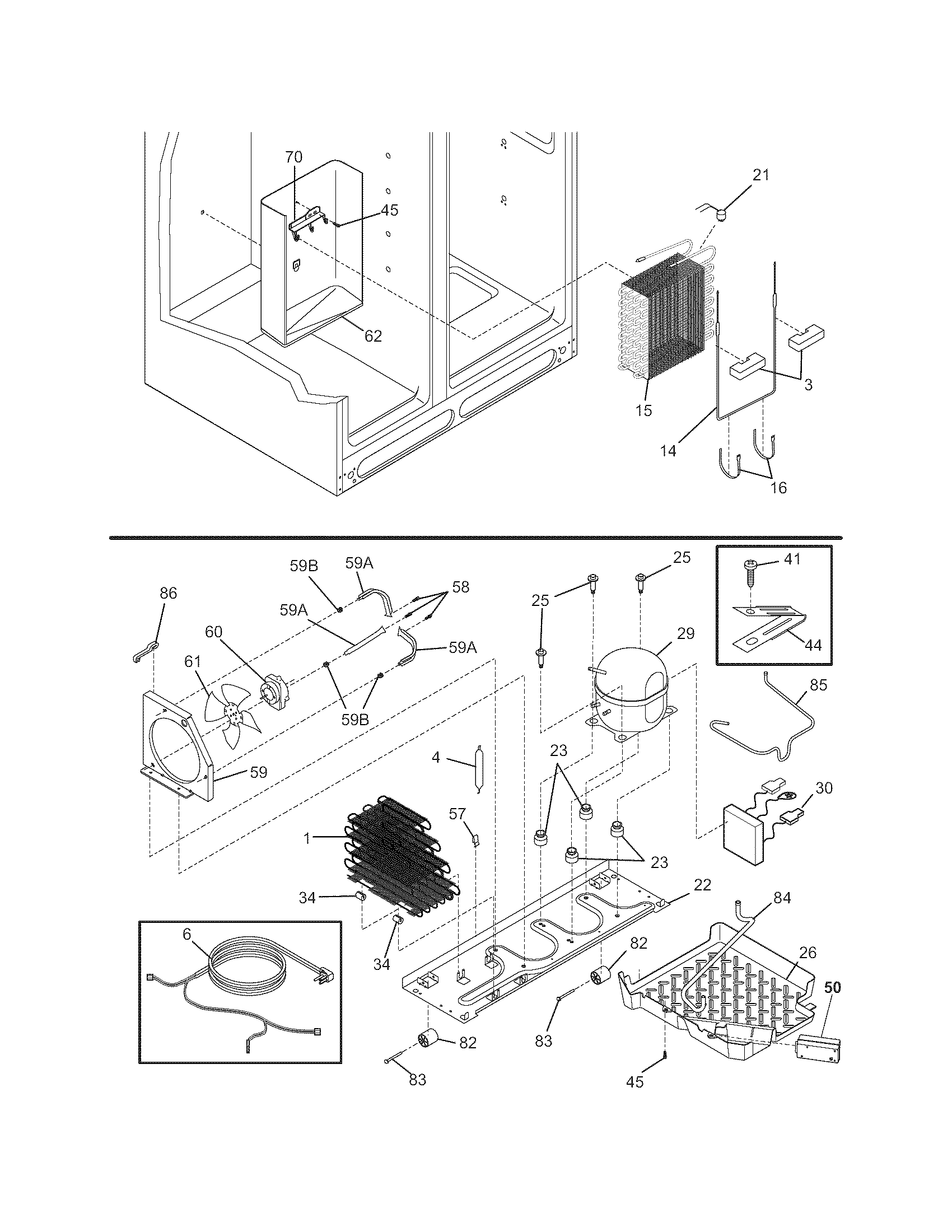 Electrolux E23CS78ESS0 system diagram
