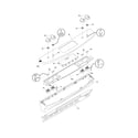 Frigidaire FED355ESB backguard diagram