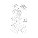 Frigidaire FGS365ECB top/drawer diagram