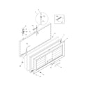 Frigidaire FCCS151FW0 door diagram
