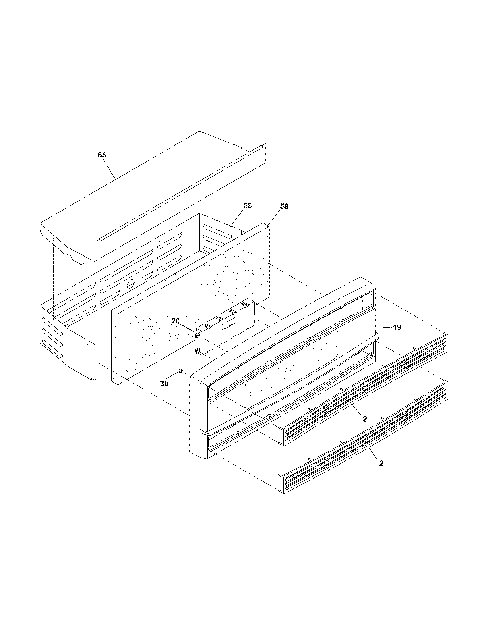 Kenmore 79030179401 controls diagram