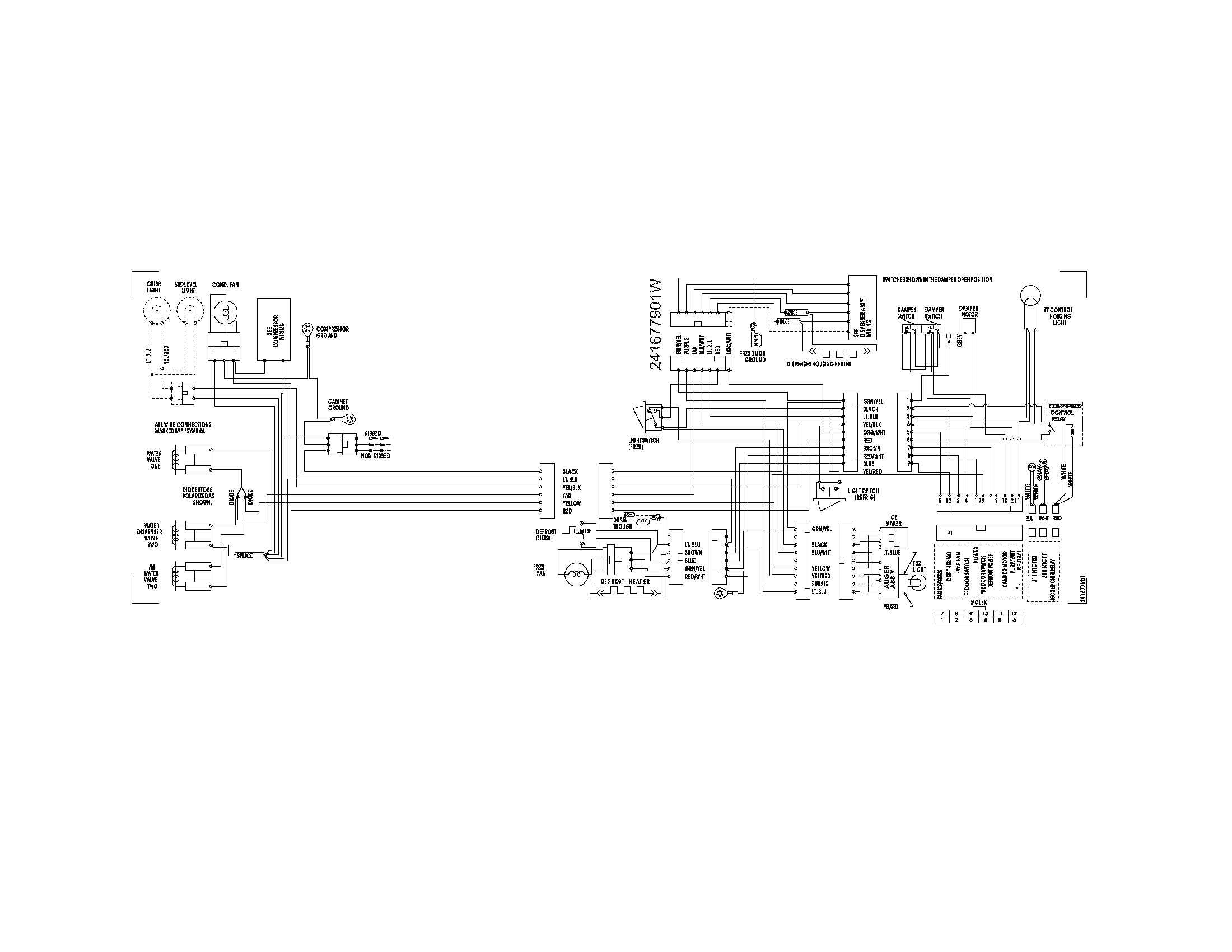 Frigidaire PLHS37EESB2 wiring diagram diagram