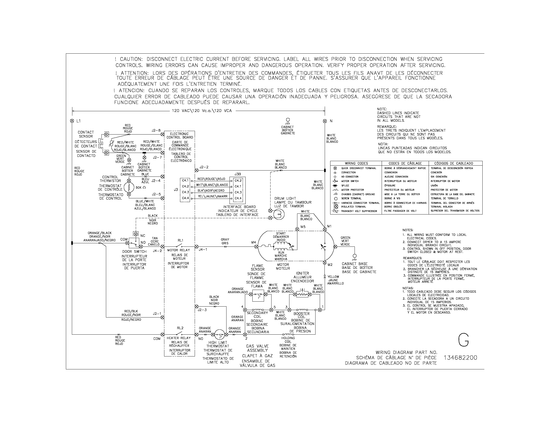 Frigidaire AGQ6000ES0 wiring diagram diagram