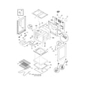 Frigidaire CFEF355FSA body diagram