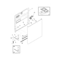 Frigidaire FDB2000RFB0 door diagram