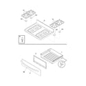 Frigidaire FGFL67DCH top/drawer diagram