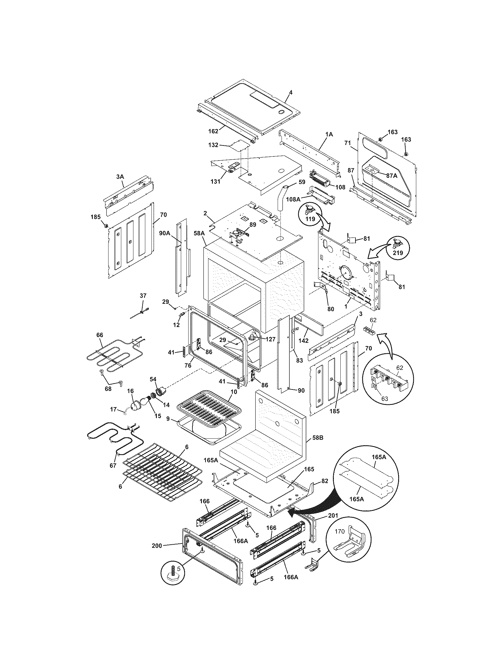 Kenmore 79046589501 body diagram