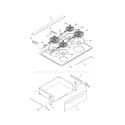Kenmore 79046582501 top/drawer diagram