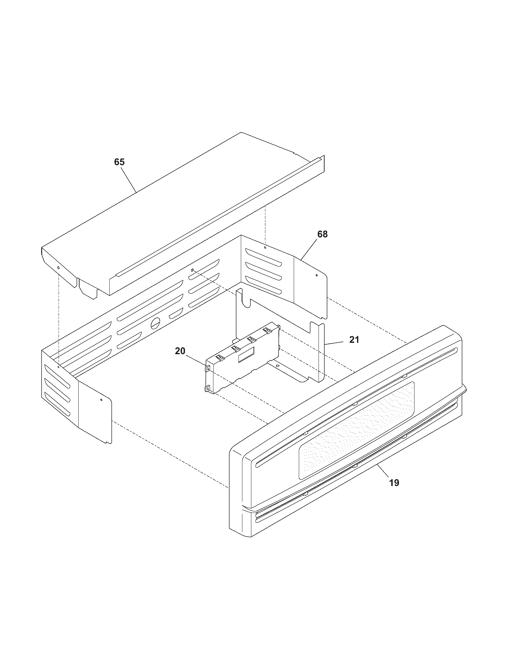 Kenmore 79040192401 control panel diagram