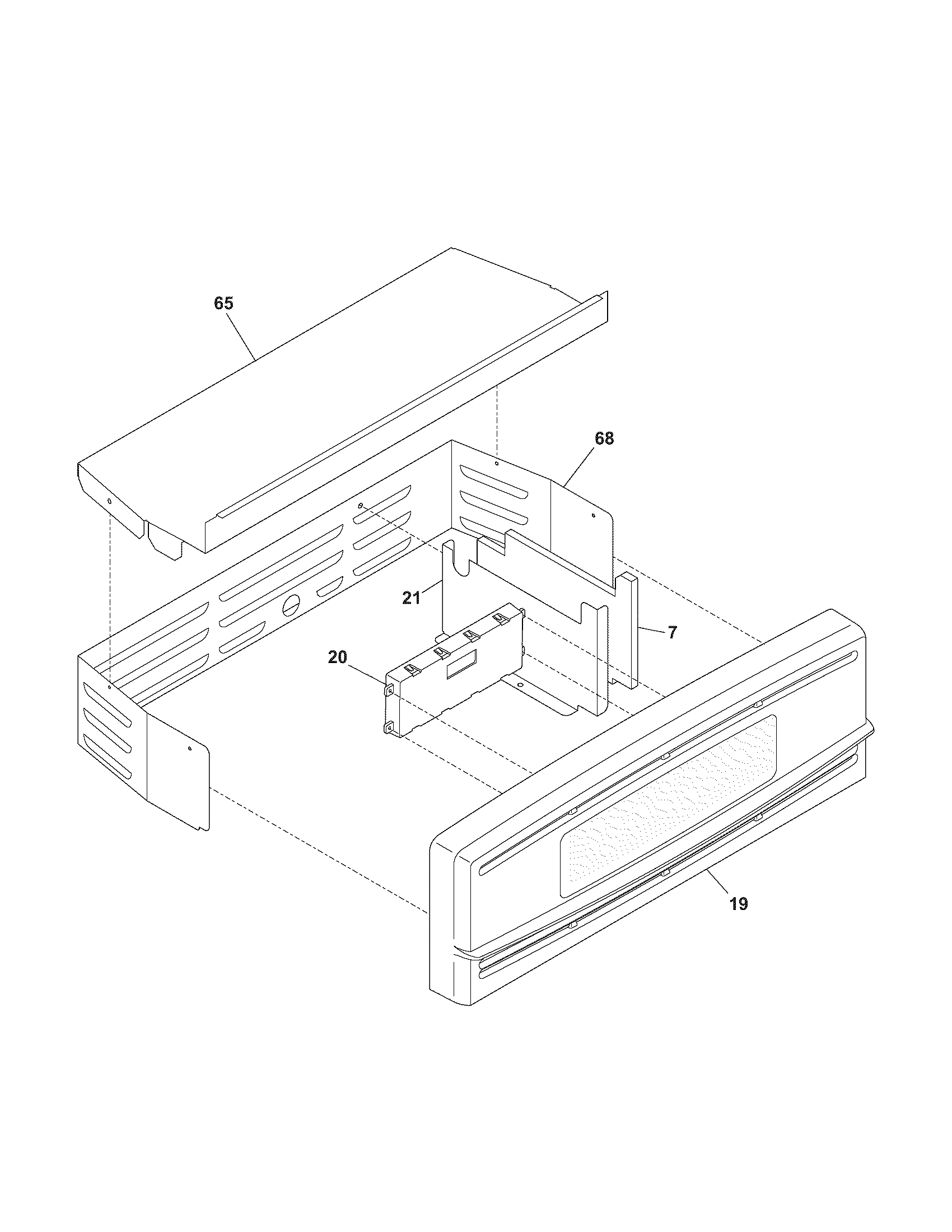 Kenmore 79040524401 control panel diagram