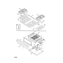 Kenmore 79078762406 top/drawer diagram