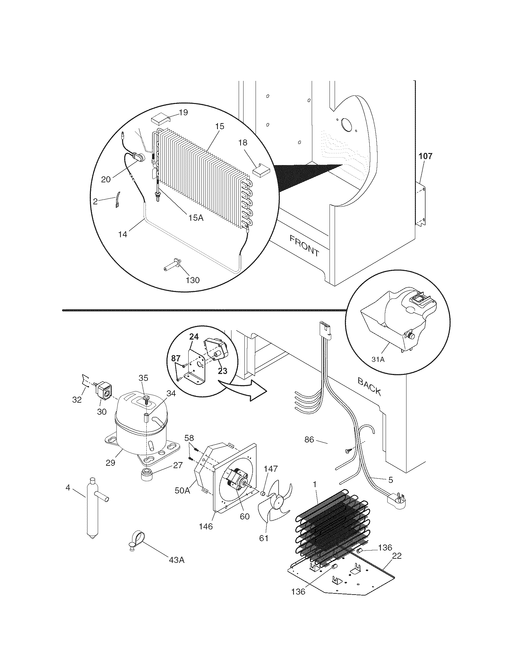 Kenmore Elite 25344733102 system diagram