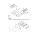 Frigidaire FGFL79ECD top/drawer diagram