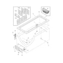 Frigidaire GLFC2528FW0 cabinet diagram