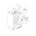 White-Westinghouse WRT18MP5AQT cabinet diagram