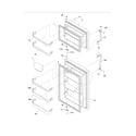 Frigidaire FRT8S6EMBC door diagram