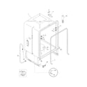 Frigidaire FDBB2040FB0 tub diagram