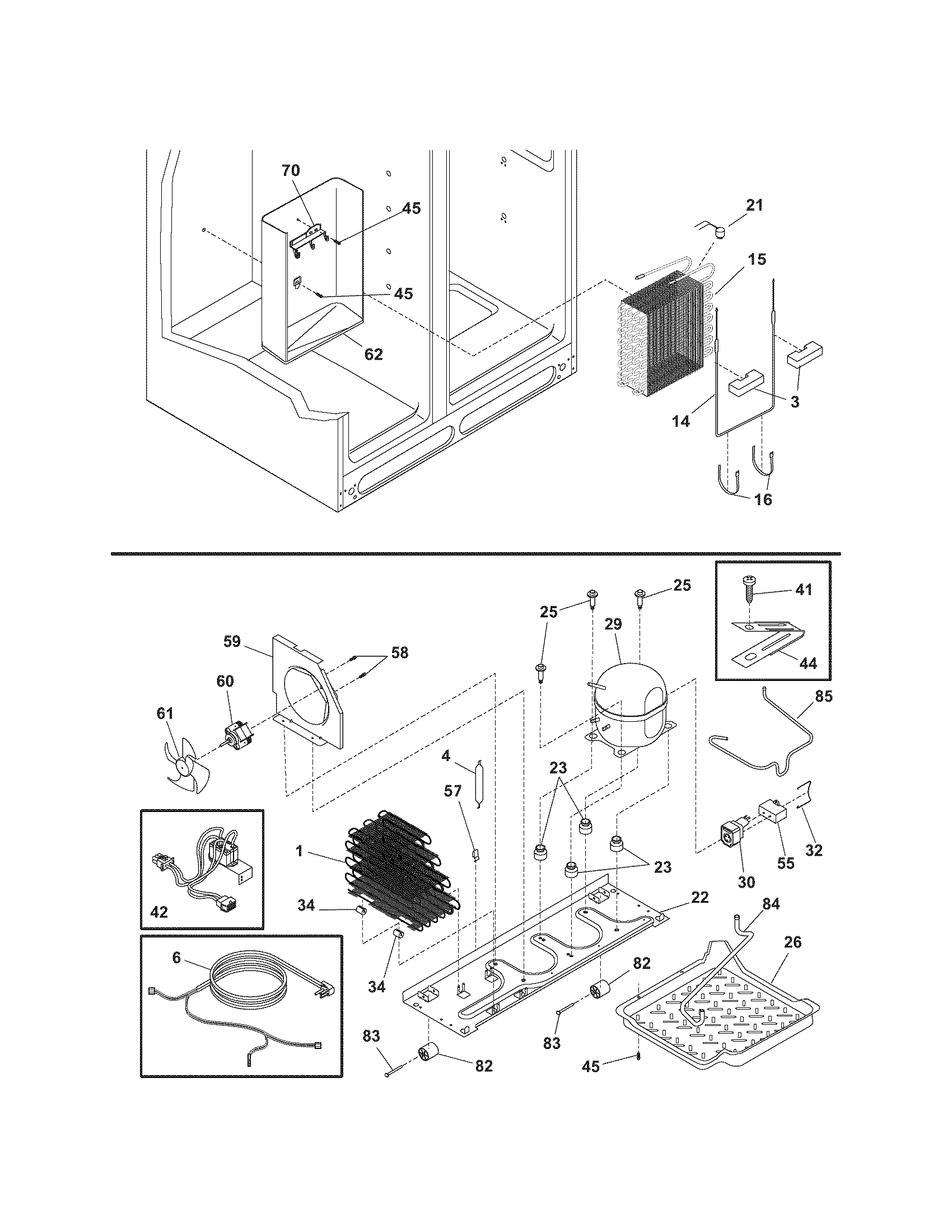 Kenmore 25356972601 system diagram