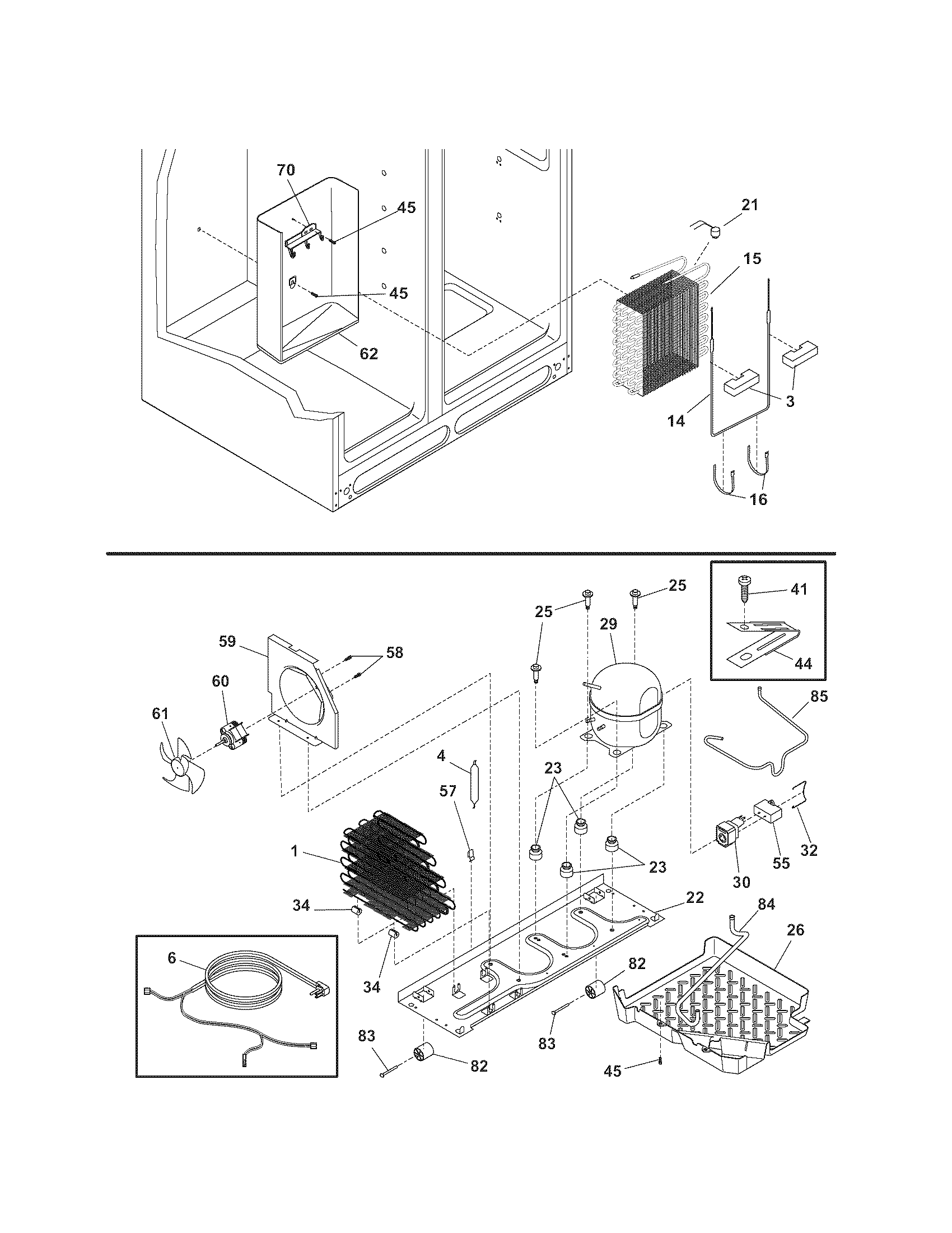 Kenmore 25356963602 system diagram