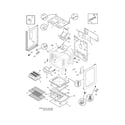 Frigidaire CFGF366FBB body diagram