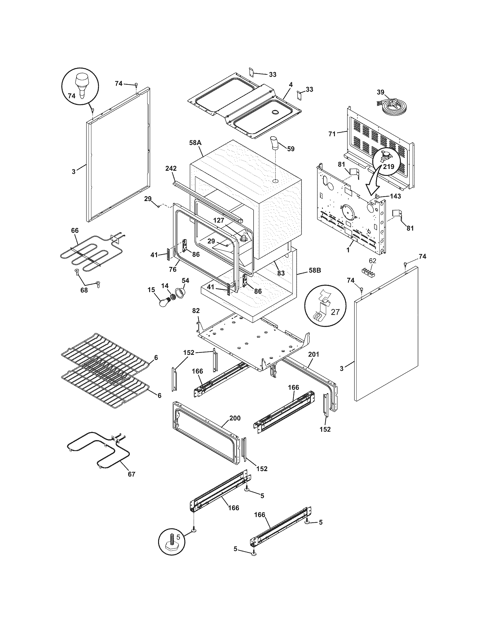 Gibson CGEF310ES2 body diagram