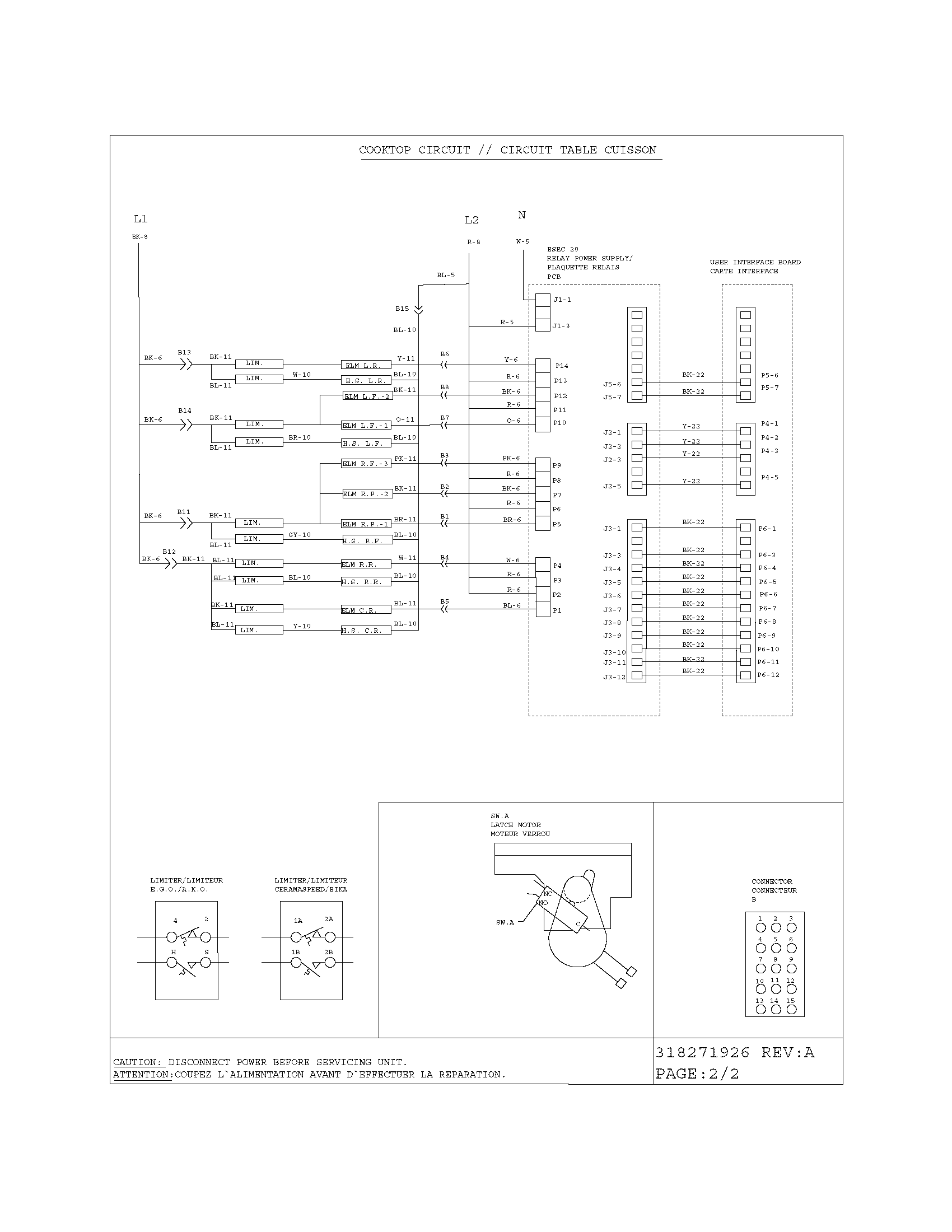 Kenmore Elite 79046613502 wiring diagram diagram