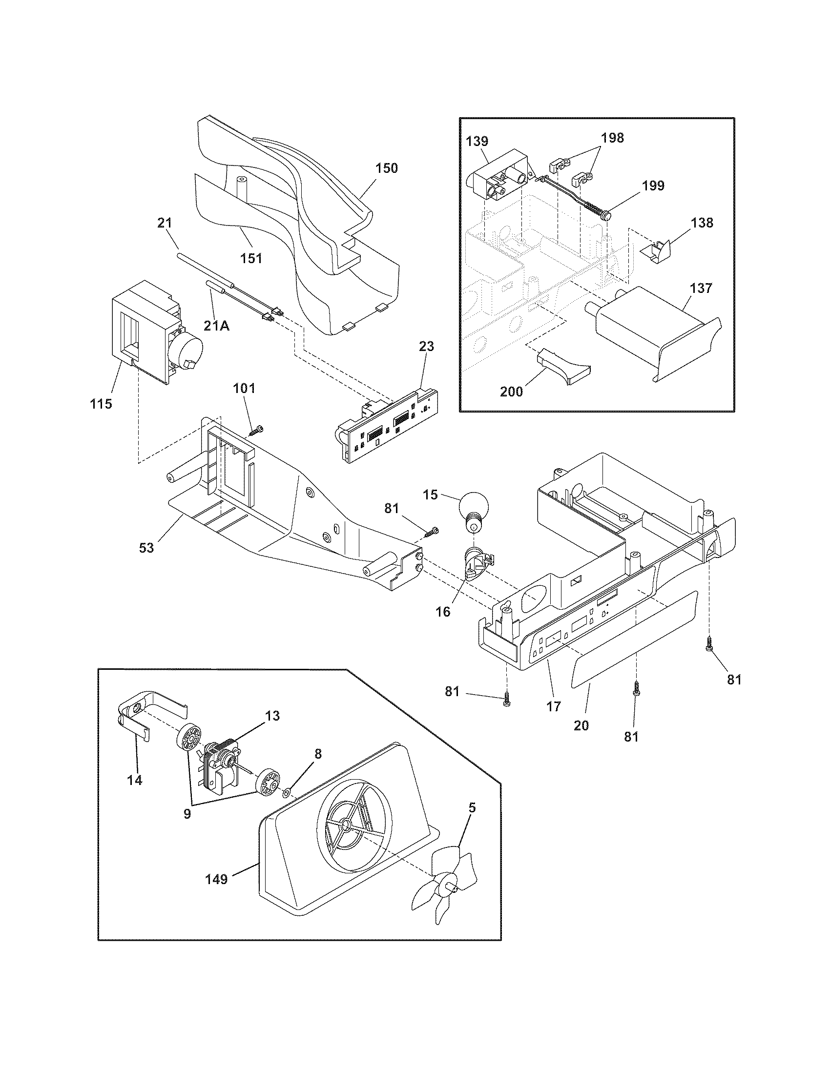 Frigidaire GLHS68EEQ7 controls diagram