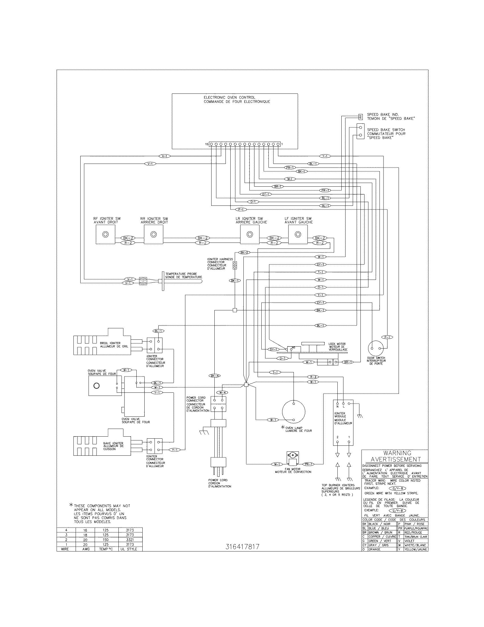 Frigidaire CGLGF382DSF wiring diagram diagram