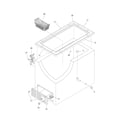 Frigidaire FFC05K1CW6 cabinet diagram