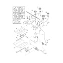 Frigidaire FGS366EBC burner diagram