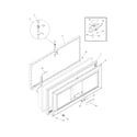 Frigidaire GLFC2027FW1 door diagram