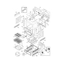 Frigidaire FGS366ECD body diagram