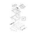 Frigidaire FGS366ECD top/drawer diagram