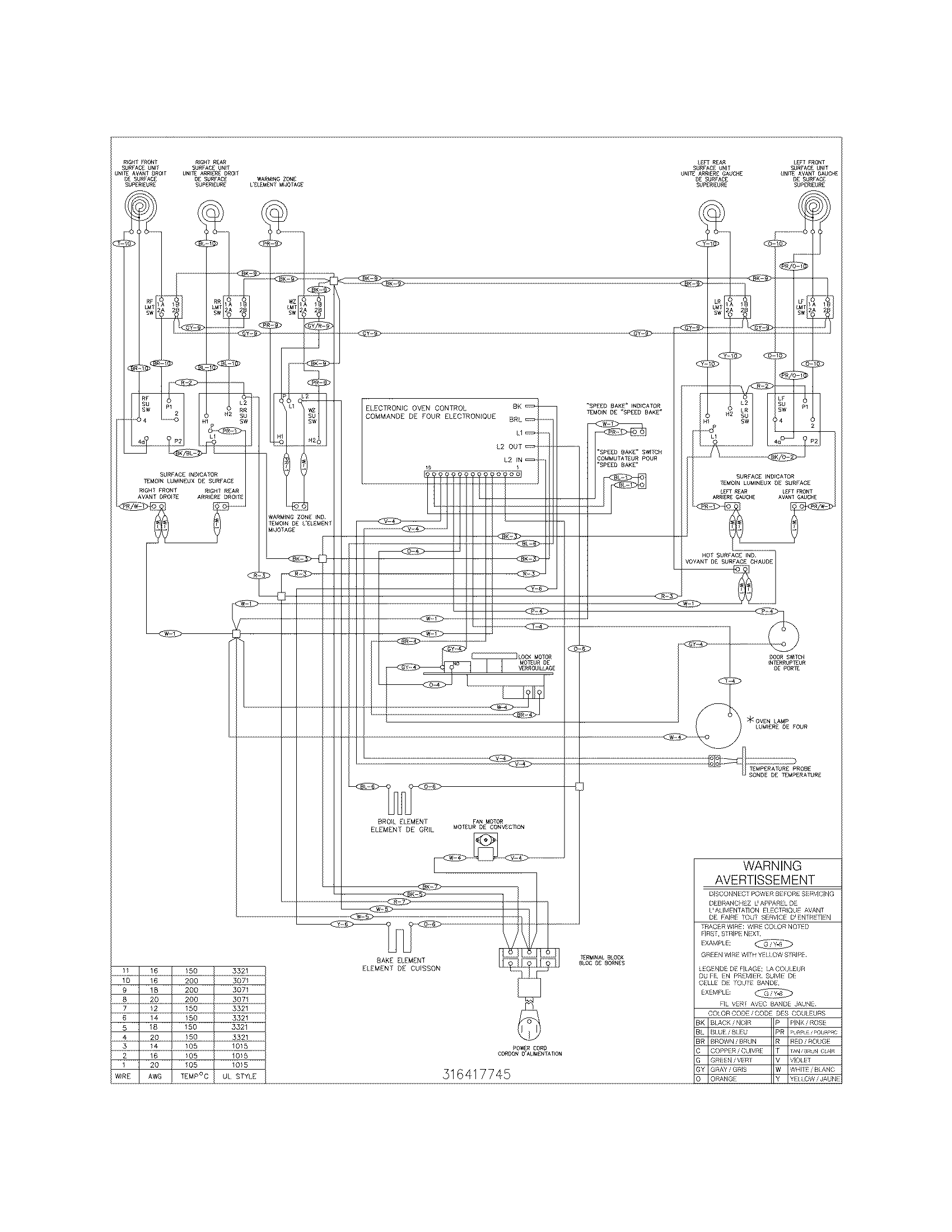 Frigidaire CGLEF379DCK wiring diagram diagram