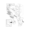 Frigidaire FFU2065FW0 cabinet diagram