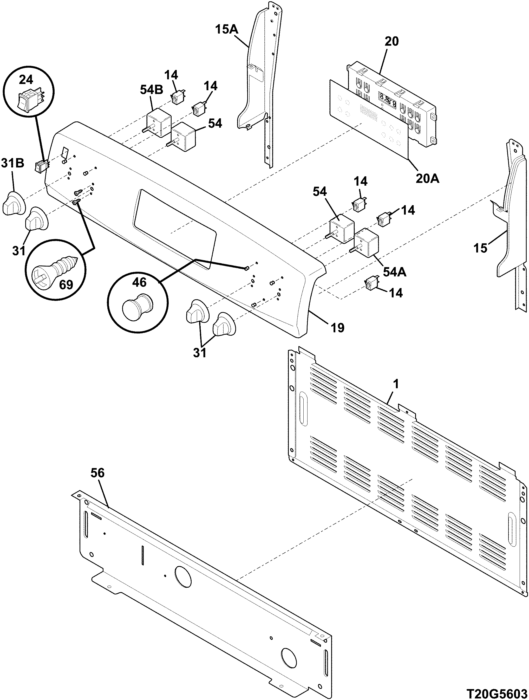Kenmore 79096123409 backguard diagram