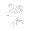 Frigidaire FGF380MXFSA top/drawer diagram