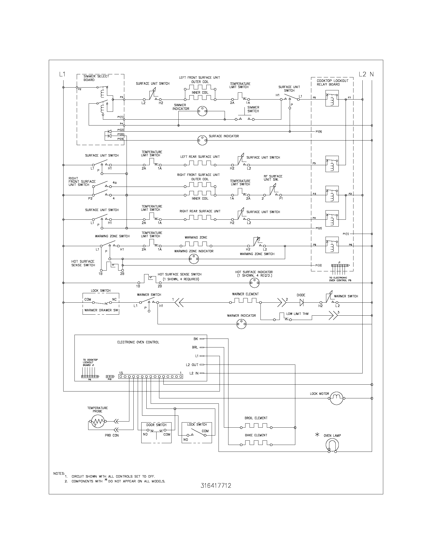 Kenmore 79096414409 wiring schematic diagram