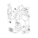 Frigidaire FEFL79DBJ body diagram
